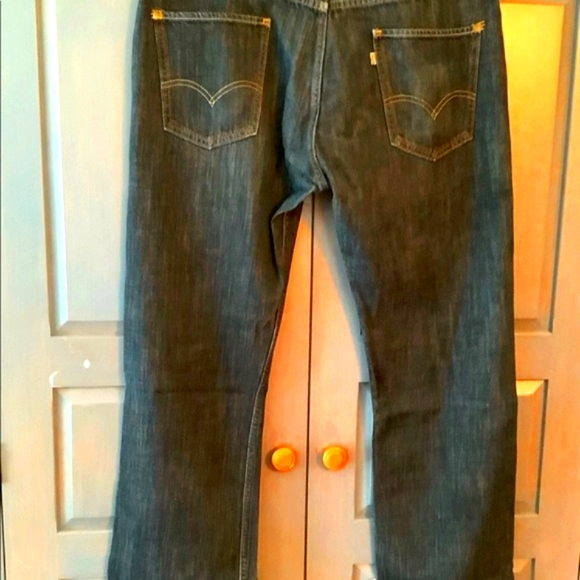Vintage Straight Dark Wash Levi’s Rare - Picture 4 of 6